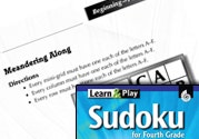 Grade 4 Easy Sudoku Puzzles 6-10 Ebook