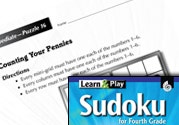 Grade 4 Medium Sudoku Puzzles 16-20 Ebook