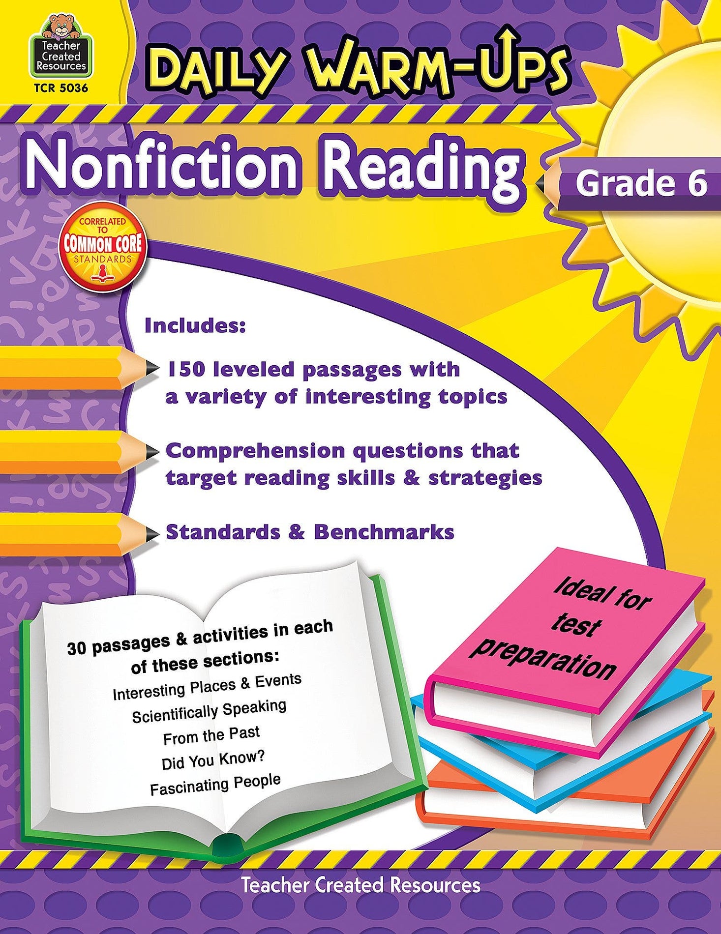 Daily Warm-Ups: Non Fiction Reading Grd 6 Ebook