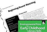 Environmental Print & Phonological Awareness Ebook