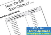 Syllable Awareness Ebook