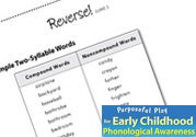 Syllable Awareness Ebook