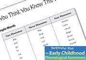 Phoneme Awareness Ebook