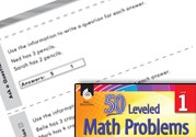 Operations in Base Ten Leveled Problem: Writing Word Problem