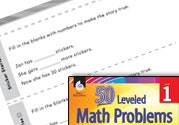 Operations in Base Ten Leveled Problem: Addition &