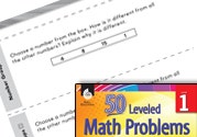 Operations in Base Ten Leveled Problem: Comparing Numbers: