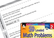 Operations and Algebraic Thinking Leveled Problems: Guess an