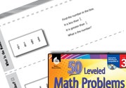 Number and Operations in Base Ten Leveled Problems: Compare