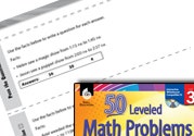 Measurement and Data Leveled Problems: Write the Question Eb