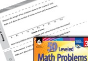 Measurement and Data Leveled Problems: Half and Quarter Inch