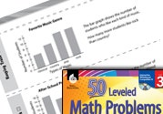 Measurement and Data Leveled Problems: Bar Graphs Ebook
