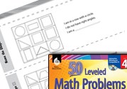 Geometry Leveled Problems: Name the Shape Ebook