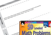 Number and Operations with Fractions Leveled Problems: Order