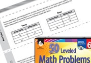 Ratios and Proportional Relationships Leveled Problems: