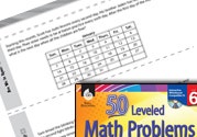 The Number System Leveled Problems: Least Common Multiples E