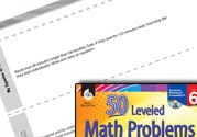 Expressions and Equations Leveled Problems: Write and Solve