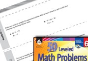 Expressions and Equations Leveled Problems: Simplify Express