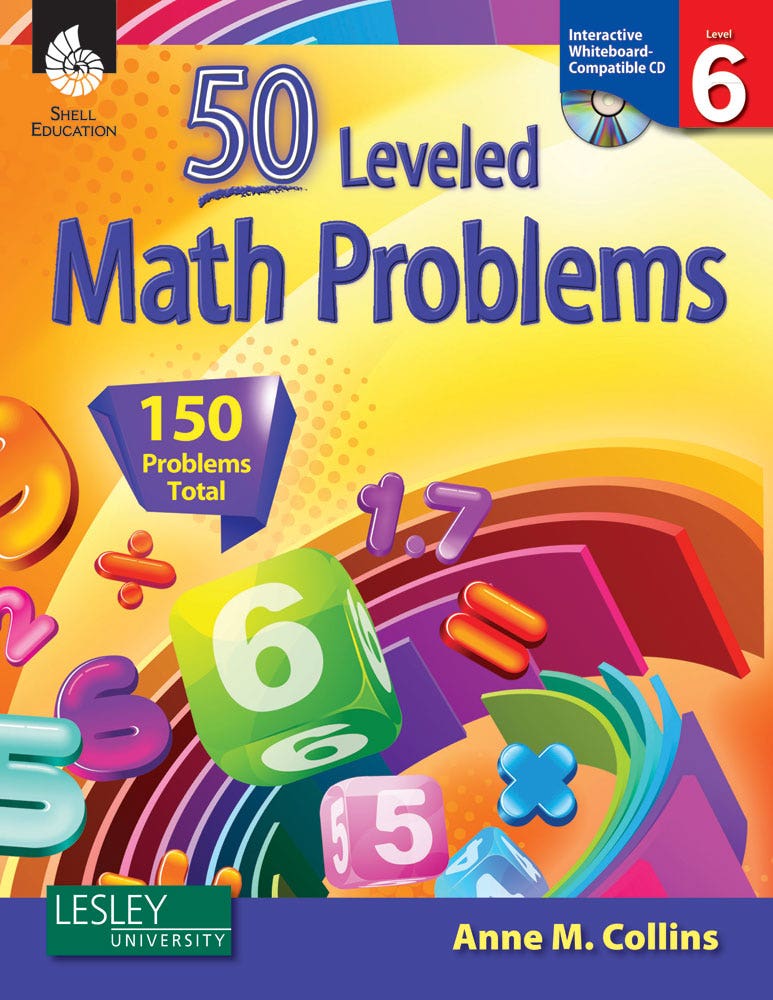50 Leveled Math Problems Level 6 Ebook