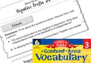 Content-Area Vocabulary Level 3: Negative Prefix in- Ebook