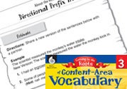 Content-Area Vocabulary Level 3: Directional Prefix in- Eboo