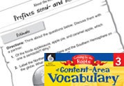 Content-Area Vocabulary Level 3: Prefixes semi- and hemi- Eb