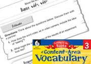 Content-Area Vocabulary Level 3: Base vid- vis- Ebook