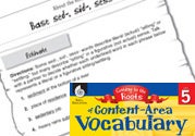 Content-Area Vocabulary Level 5: Base sed- sid- sess- Ebook