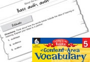 Content-Area Vocabulary Level 5: Base audi- audit- Ebook