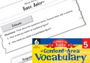 Content-Area Vocabulary Level 5: Base later- Ebook