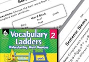 Vocabulary Ladder for What to Do with a Ball Ebook