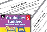 Vocabulary Ladder for Movements Ebook