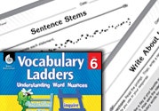 Vocabulary Ladder for Direction of Travel Ebook