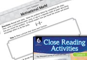 Close Reading with Mathematics Paired Texts Ebook