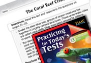 Language Arts Test Preparation Level 3: The Coral Reef Crisi