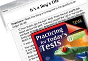 Language Arts Test Preparation Level 3: Its a Dogs Life Eboo