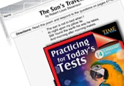 Language Arts Test Preparation Level 4: The Suns Travels Ebo