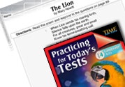 Language Arts Test Preparation Level 4: The Lion and A Big H