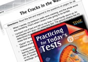 Language Arts Test Preparation Level 5: The Cracks in the Wa