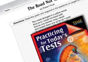 Language Arts Test Preparation Level 5: The Road Not Taken E