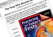 Language Arts Test Preparation Level 5: The Frog Who Became
