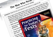 Language Arts Test Preparation Level 6: The Man Who Never Li