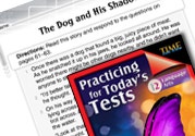 Language Arts Test Preparation Level 2: The Dog and His Shad