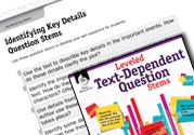 Leveled Text-Dependent Question Stems Ebook