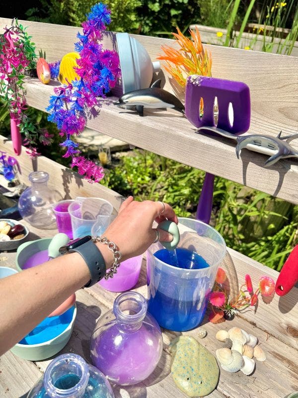 Messy Play Mud Kitchen by Naturally Inspired Play