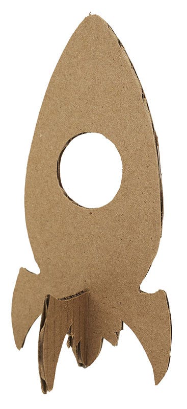 Rocket Ship Picture Frames 24 pk