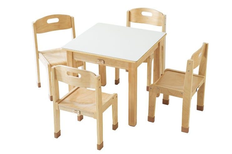 Stackable Chairs 4pk 8.27inH