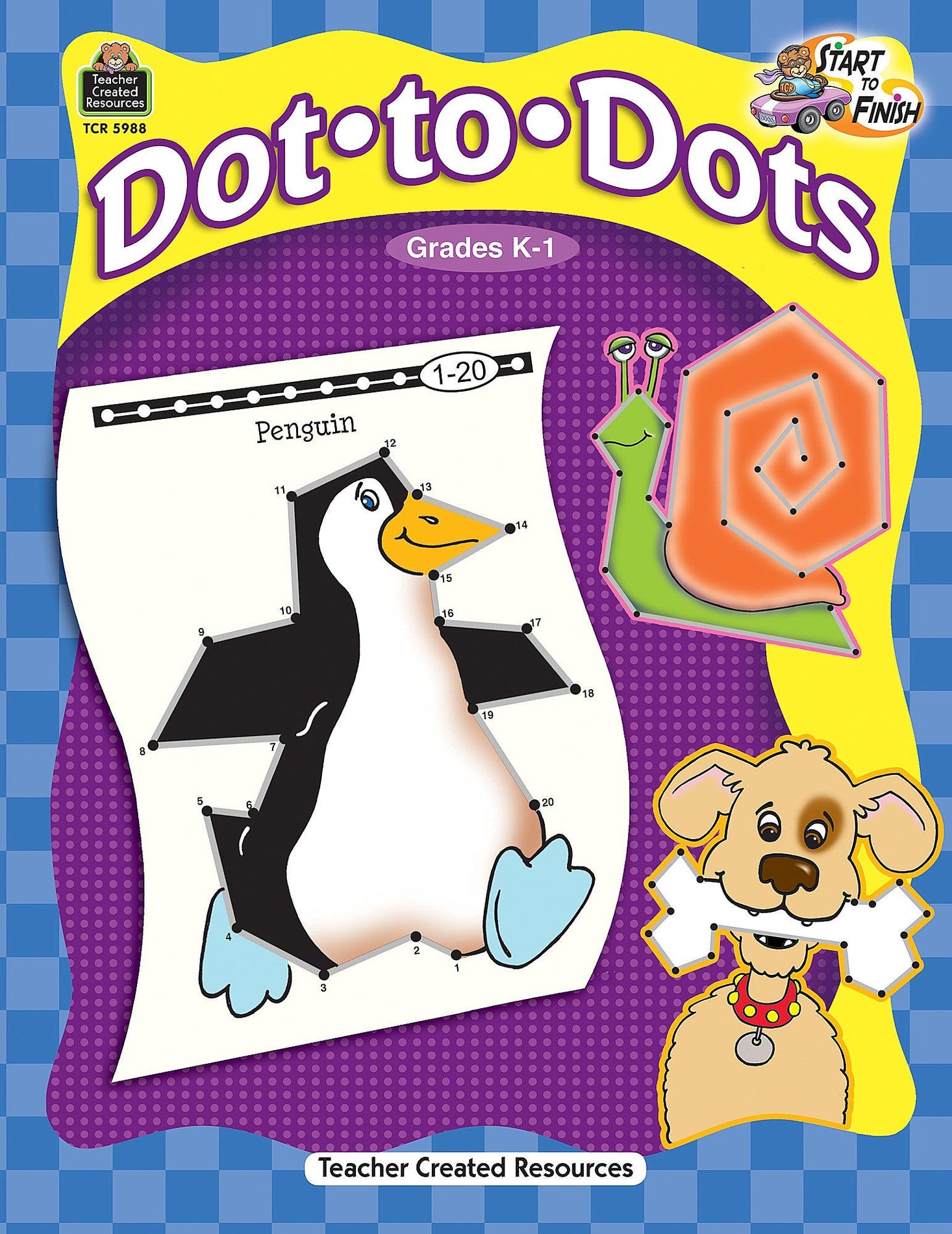 Start to Finish: Dot-to-Dots Grd K-1 Ebook