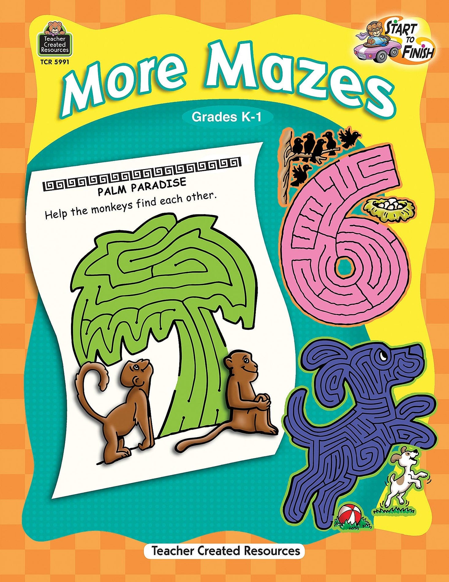 Start to Finish: More Mazes Grd K-1 Ebook