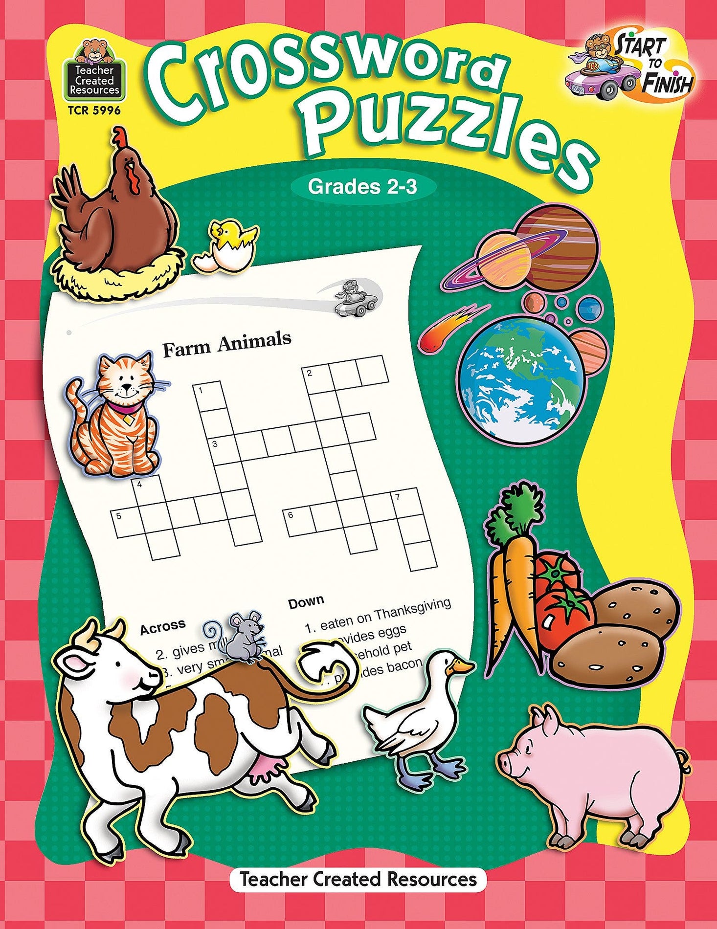 Start to Finish: Crossword Puzzles Grd 2-3 Ebook