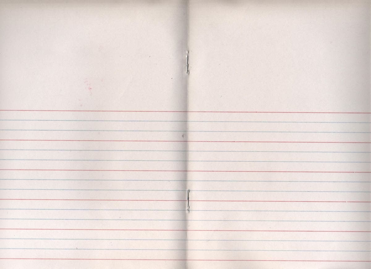 7 x 9 8mm Blank & Ruled Primary Exercise Book 25 Pack